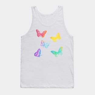 Bolorful Butterflies Tank Top